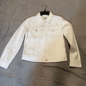 White denim jacket